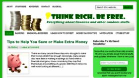 What Thinkrichbefree.com website looked like in 2016 (8 years ago)