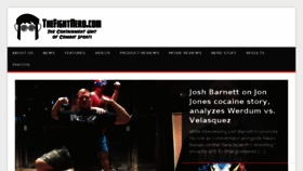 What Thefightnerd.com website looked like in 2016 (8 years ago)