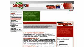 What Tuttocalciatori.it website looked like in 2016 (8 years ago)