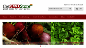 What Theseedstore.in website looked like in 2016 (7 years ago)