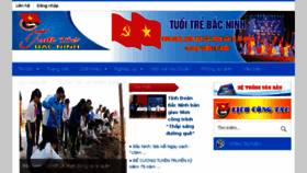 What Tinhdoanbacninh.gov.vn website looked like in 2016 (8 years ago)