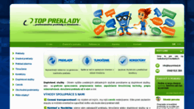What Top-preklady.sk website looked like in 2016 (7 years ago)