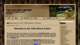 What Tgonaturecenter.org website looked like in 2016 (8 years ago)