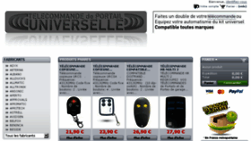 What Telecommande-portail-universelle.com website looked like in 2016 (8 years ago)
