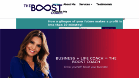 What Theboostcoach.com website looked like in 2016 (8 years ago)