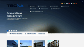 What Tecna.es website looked like in 2016 (8 years ago)