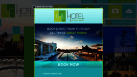 What Thehotelofsouthbeach.com website looked like in 2016 (8 years ago)