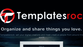 What Templatesrock.com website looked like in 2016 (8 years ago)