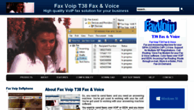 What T38faxvoip.com website looked like in 2016 (8 years ago)