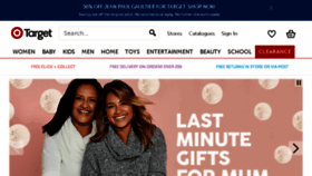 What Target.com.au website looked like in 2016 (8 years ago)