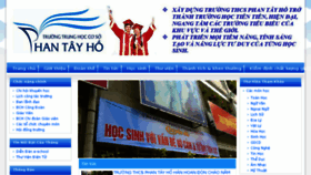 What Thcs-phantayho.e-school.edu.vn website looked like in 2016 (8 years ago)