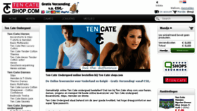 What Tencateshop.com website looked like in 2016 (8 years ago)
