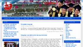 What Thptgiadinh.edu.vn website looked like in 2016 (7 years ago)