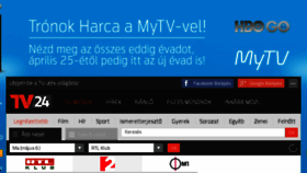 What Tv.hir24.hu website looked like in 2016 (8 years ago)