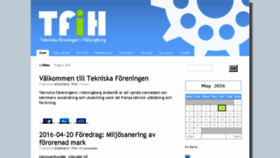 What Tfih.se website looked like in 2016 (8 years ago)