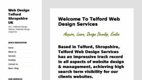 What Telfordwebdesign.co.uk website looked like in 2016 (8 years ago)