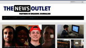 What Thenewsoutlet.org website looked like in 2016 (8 years ago)
