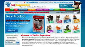 What Thepetsuperstore.co.uk website looked like in 2016 (8 years ago)