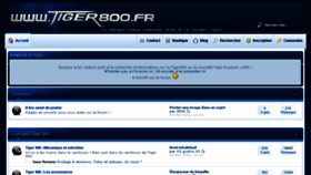 What Tiger800.fr website looked like in 2016 (8 years ago)
