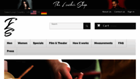What The-leather-shop.com website looked like in 2016 (8 years ago)
