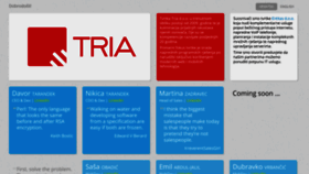 What Tria.hr website looked like in 2016 (9 years ago)