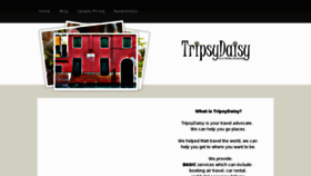 What Tripsydaisy.com website looked like in 2016 (8 years ago)