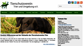What Tierheimtrier.de website looked like in 2016 (8 years ago)