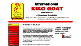 What Theikga.org website looked like in 2016 (9 years ago)