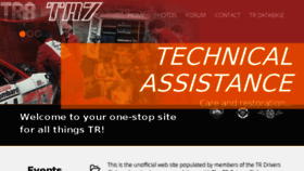 What Tr7triumph.com website looked like in 2016 (8 years ago)