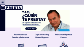 What T-presta.es website looked like in 2016 (7 years ago)