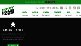 What Thriftythreads.com website looked like in 2016 (8 years ago)