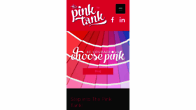 What Thepinktank.com.au website looked like in 2016 (7 years ago)