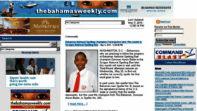 What Thebahamasweekly.com website looked like in 2016 (7 years ago)