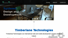 What Timberlanetech.com website looked like in 2016 (7 years ago)
