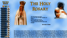 What Theholyrosary.org website looked like in 2016 (7 years ago)