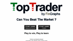What Toptrader.fingraphs.com website looked like in 2016 (8 years ago)