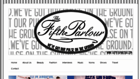 What Thefifthparlour.com website looked like in 2016 (8 years ago)