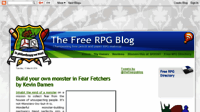 What Thefreerpgblog.com website looked like in 2016 (7 years ago)