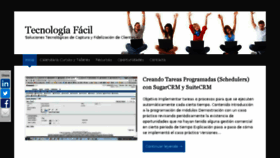 What Tecnologiafacil.com website looked like in 2016 (8 years ago)
