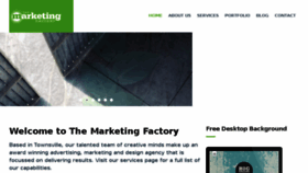 What Themarketingfactory.com.au website looked like in 2016 (8 years ago)