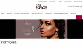 What Thegraces.com.br website looked like in 2016 (8 years ago)