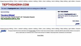 What Tiepthigiadinh.com website looked like in 2016 (7 years ago)