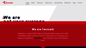 What Tecmark.co.uk website looked like in 2016 (7 years ago)