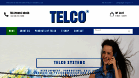 What Telco.sk website looked like in 2016 (7 years ago)
