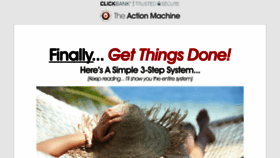 What Theactionmachine.com website looked like in 2016 (7 years ago)