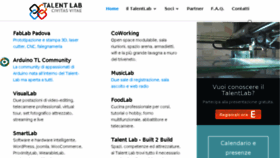 What Talent-lab.it website looked like in 2016 (8 years ago)
