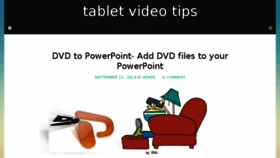 What Tablet-video-tips.com website looked like in 2016 (7 years ago)