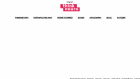 What Thinkneuro.net website looked like in 2016 (7 years ago)