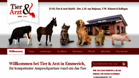 What Tierundarzt-emmerich.de website looked like in 2016 (8 years ago)