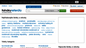 What Tahaky-referaty.sk website looked like in 2016 (8 years ago)